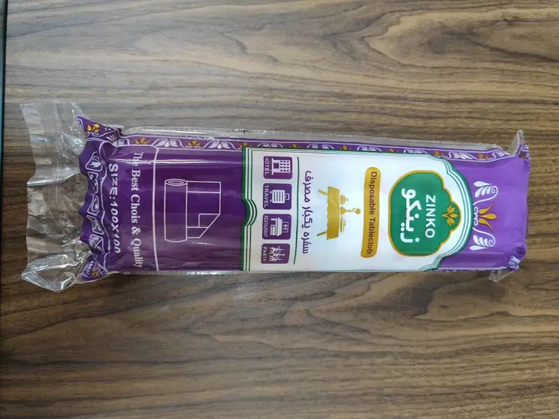 سفره یکبارمصرف رولی مدل چاپی