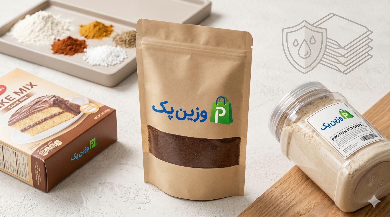بسته بندی مواد پودری با نایلون