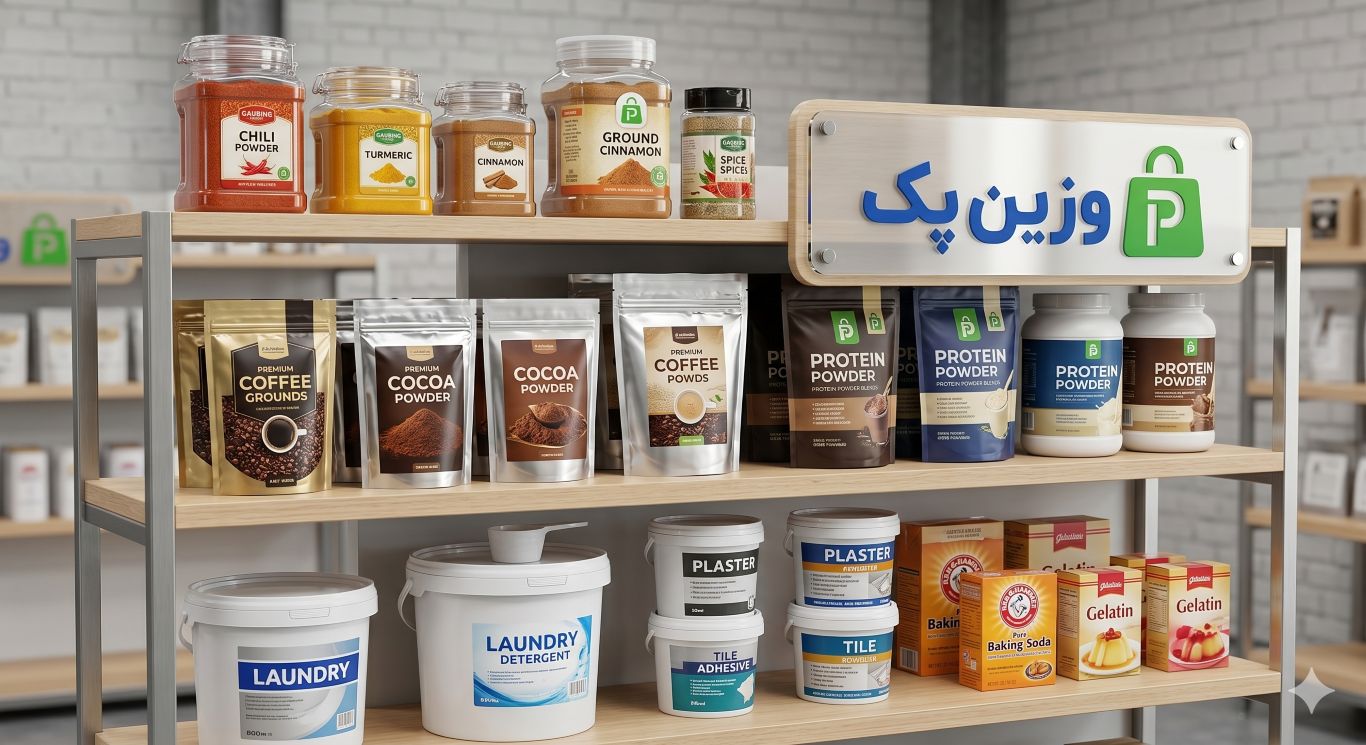 بهترین روش بسته بندی مواد پودری