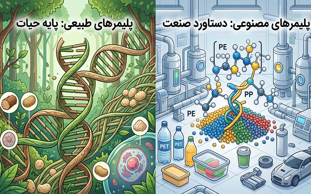 مقایسه پلیمر مصنوعی و طبیعی